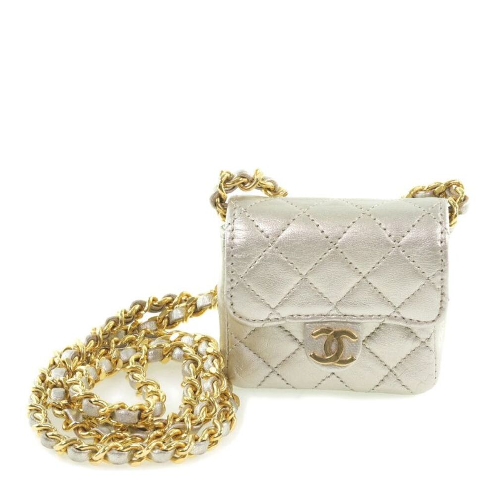Chanel Chain Pochette Calf Shoulder Bag